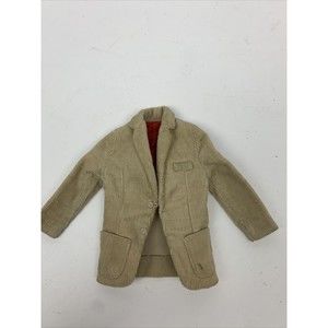 Vintage Ken BARBIE Doll Fashion Tan Corduroy Blazer 1960's RARE